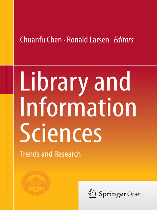 Title details for Library and Information Sciences by Chuanfu Chen - Available